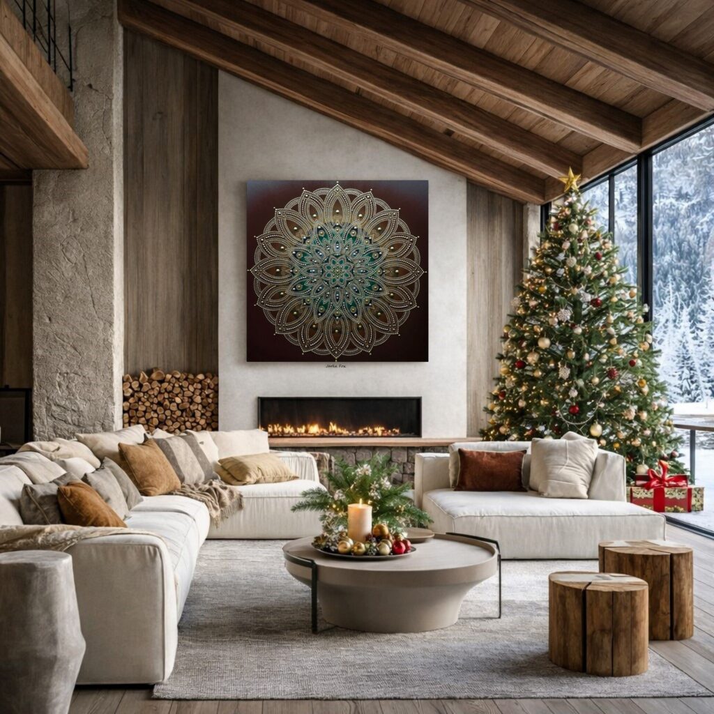 ✧ THE FAMILY TALISMAN
Custom Family Mandala created as a Christmas gift for a private residence.
Holding what words cannot.