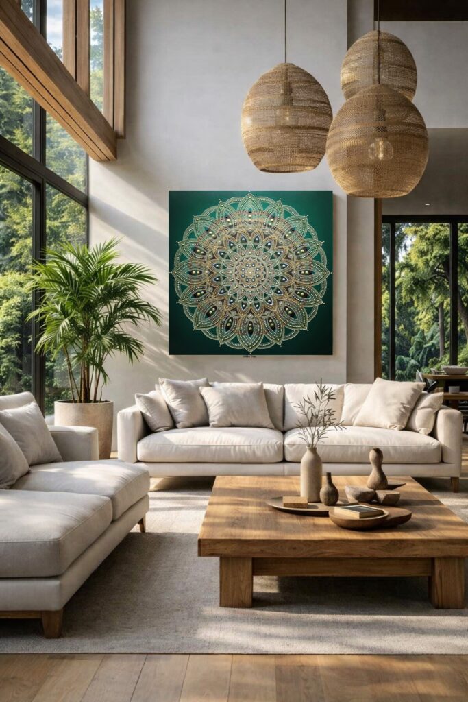 ✧ SUMMER HERITAGEFamily Mandala of Happy Life, Love, Health & Abundance created as a custom artwork for a beautiful summer residence.
Light, love, and a life well lived.