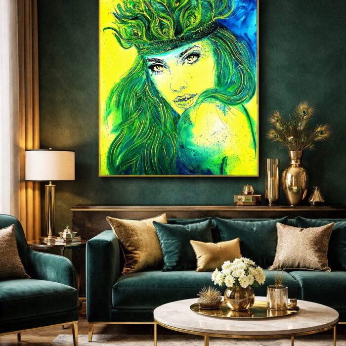 PEACOCK QUEEN
Her presence speaks for itself — without words, without the need to prove.
Confident, radiant, and naturally magical… a woman who knows her worth and lives it in every moment.