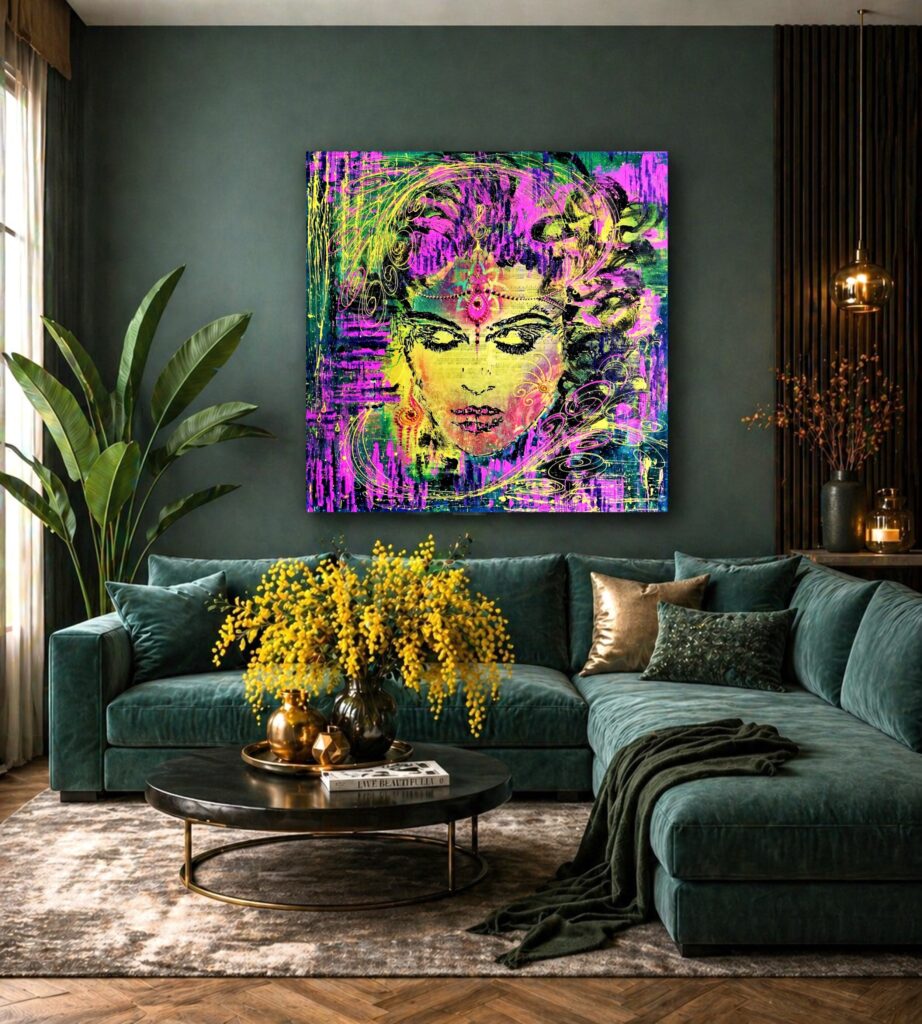 SACRED KNOWING
In silence, a space opens where knowing flows without words.
She is connected, guided by a force within… and in harmony with it, she creates, acts, and transforms.