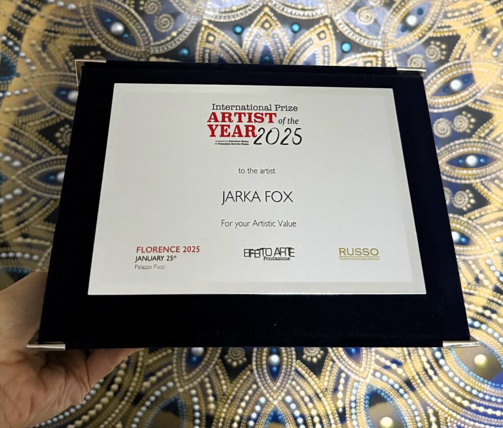 "Artist of the year 2025" International Art Award , Florence, Italy 2025
