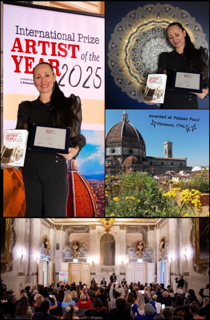 "Artist of the year 2025" International Art Award , Florence, Italy 2025