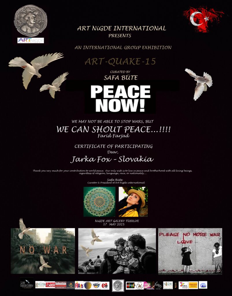 PEACE NOW -International Art Exhibition, Nigde, Turkey 