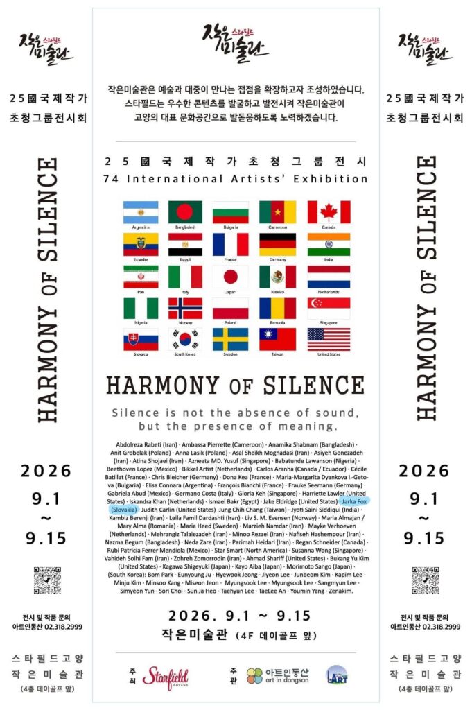 2026 Seoul South Korea HARMONY of SILENCE international exhibition 