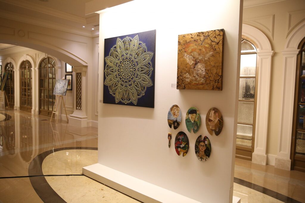 Dubai UAE 2022- ART CONNECTs WOMEN" International Art Exhibition at Al Habtoor Palace 